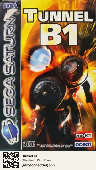 Tunnel B1 Sega Saturn, PAL box front