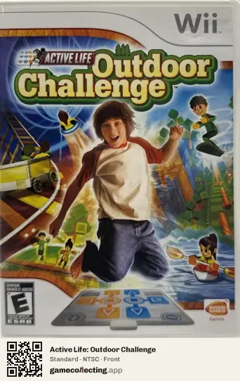 Active Life: Outdoor Challenge Nintendo Wii, NTSC box front