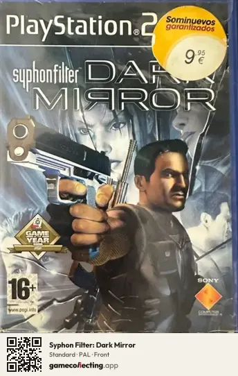 Syphon Filter: Dark Mirror PlayStation 2, PAL box front