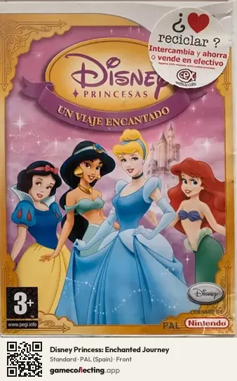 Disney Princess: Enchanted Journey Nintendo Wii, Spain box front