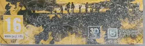 Air Conflicts: Vietnam, the PEGI square on its front