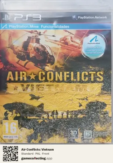 Air Conflicts: Vietnam PlayStation 3, PAL box front