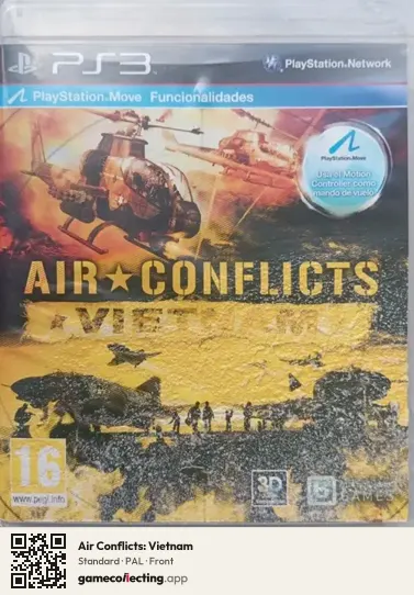Air Conflicts: Vietnam PlayStation 3, PAL box front