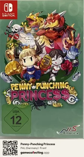Penny-Punching Princess Nintendo Switch, Germany box front
