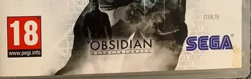 Alpha Protocol, the PEGI square on its front
