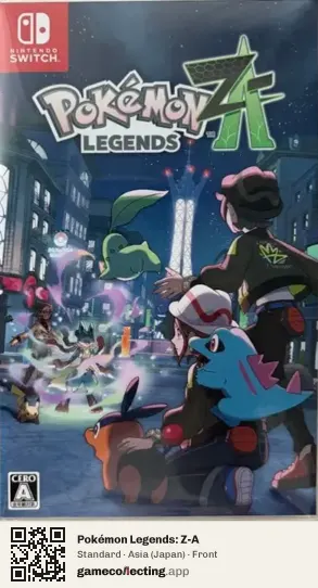 Pokémon Legends: Z-A Nintendo Switch, Japan box front