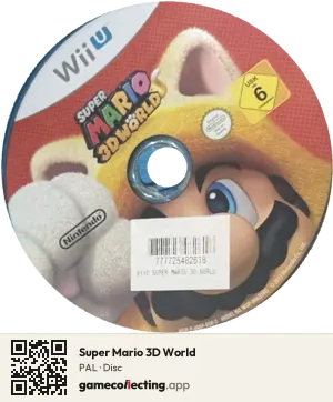 Super Mario 3D World Nintendo Wii U, PAL disc