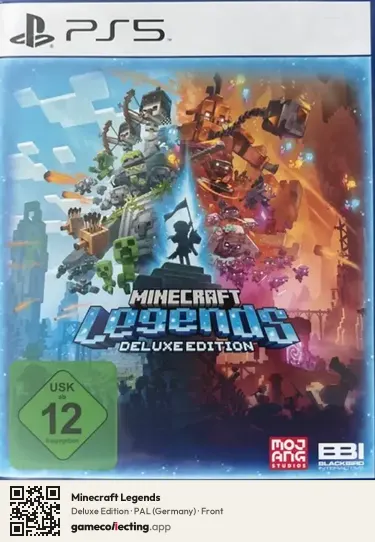 Minecraft Legends PlayStation 5, Germany box front