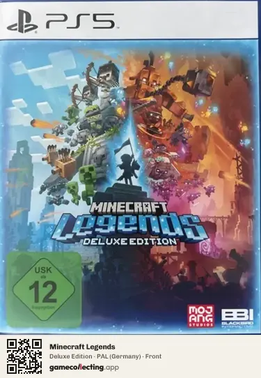 Minecraft Legends PlayStation 5, Germany box front