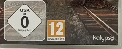 Railway Empire 2, the PEGI square on its front