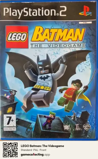 LEGO Batman: The Videogame PlayStation 2, PAL box front