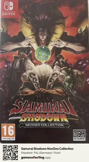 Samurai Shodown NeoGeo Collection Nintendo Switch, Germany box front