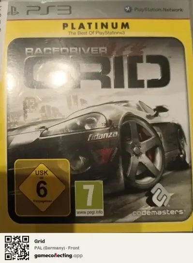 Grid PlayStation 3, Germany box front