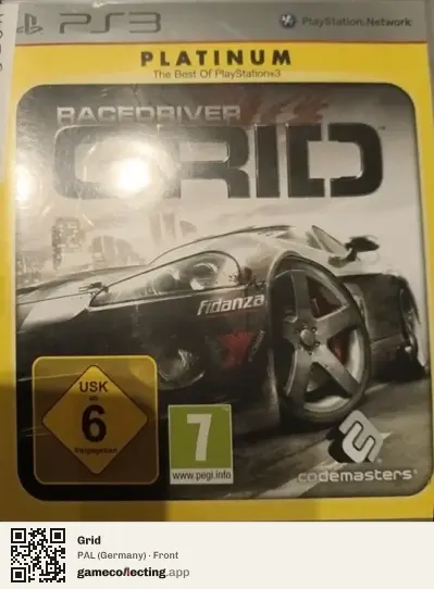 Grid PlayStation 3, Germany box front