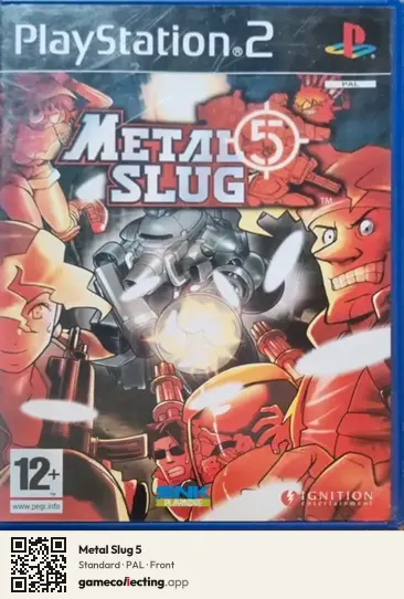 Metal Slug 5 PlayStation 2, PAL box front