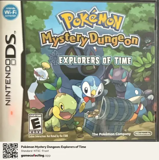 Pokémon Mystery Dungeon: Explorers of Time Nintendo DS, NTSC box front