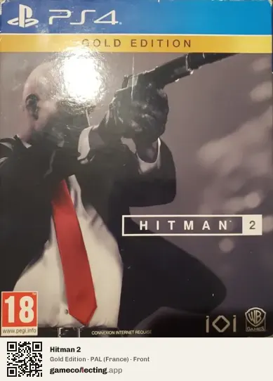 Hitman 2 PlayStation 4, France box front