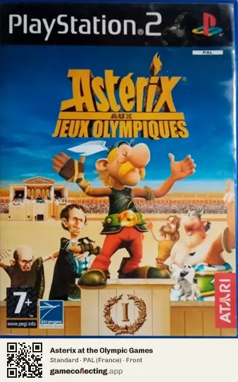 Asterix at the Olympic Games PlayStation 2, France box front