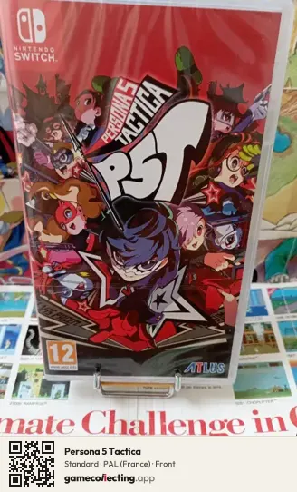 Persona 5 Tactica Nintendo Switch, France box front