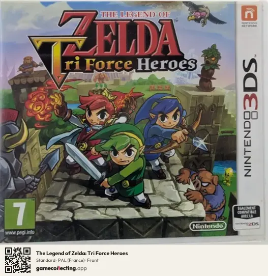 The Legend of Zelda: Tri Force Heroes Nintendo 3DS, France box front