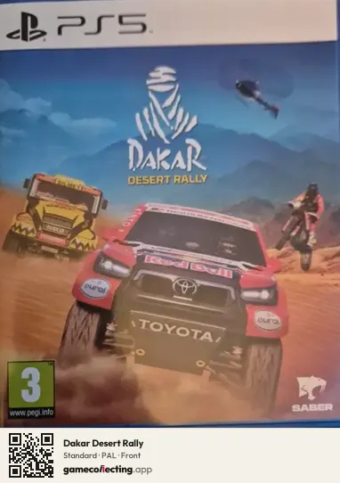Dakar Desert Rally PlayStation 5, PAL box front