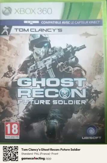 Tom Clancy's Ghost Recon: Future Soldier Xbox 360, France box front
