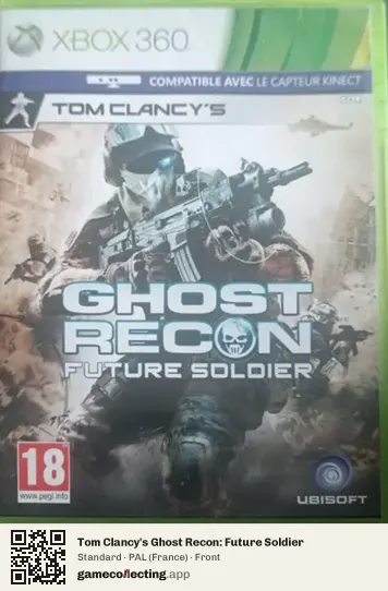 Tom Clancy's Ghost Recon: Future Soldier Xbox 360, France box front