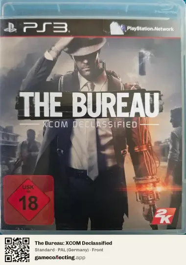The Bureau: XCOM Declassified PlayStation 3, Germany box front