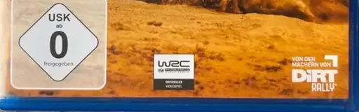 EA Sports WRC, the USK square on its front