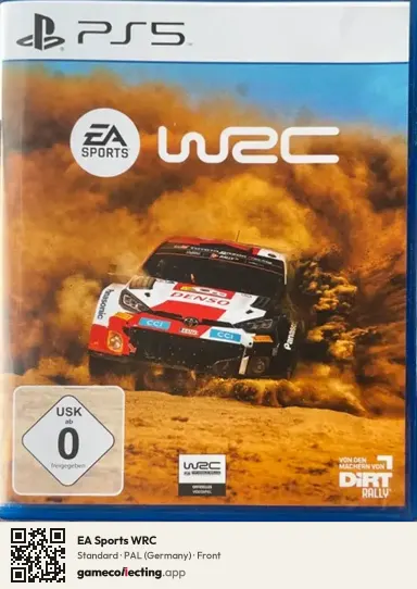 EA Sports WRC PlayStation 5, Germany box front