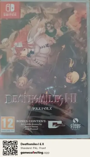 Deathsmiles I & II Nintendo Switch, PAL box front