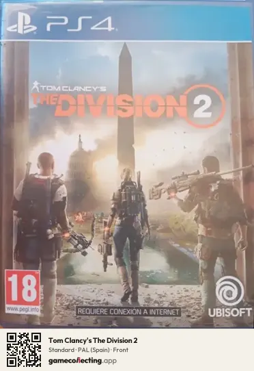 Tom Clancy's The Division 2 PlayStation 4, Spain box front