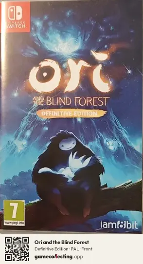 Ori and the Blind Forest Nintendo Switch, PAL box front