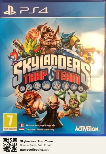 Skylanders: Trap Team PlayStation 4, PAL box front