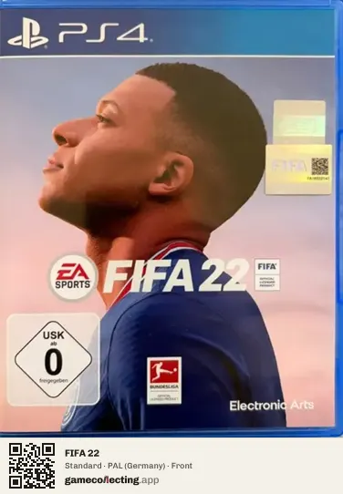 FIFA 22 PlayStation 4, Germany box front