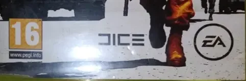 Battlefield: Bad Company 2, the PEGI square on its front