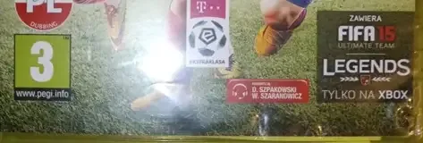 FIFA 15, the PEGI square on its front