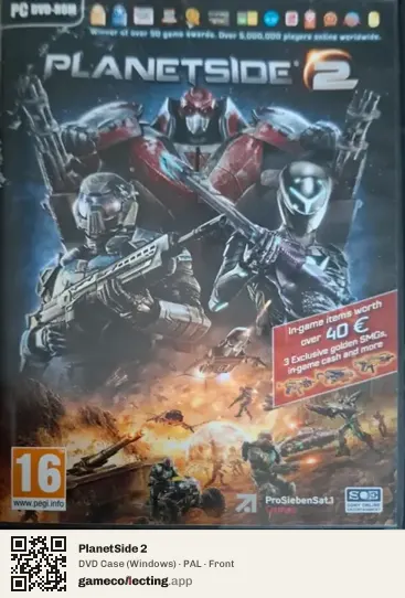 PlanetSide 2 Computer, PAL box front