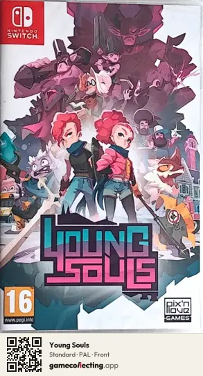 Young Souls Nintendo Switch, PAL box front