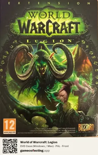 World of Warcraft: Legion Computer, PAL box front