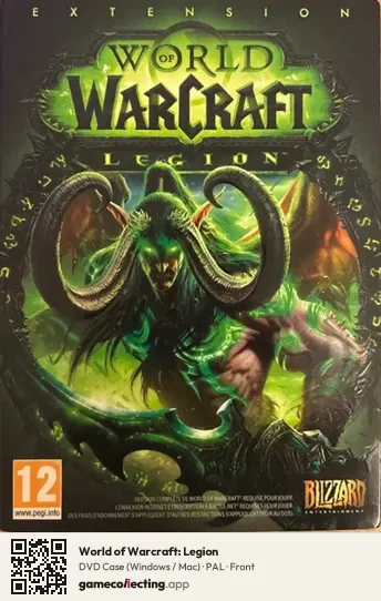 World of Warcraft: Legion Computer, PAL box front