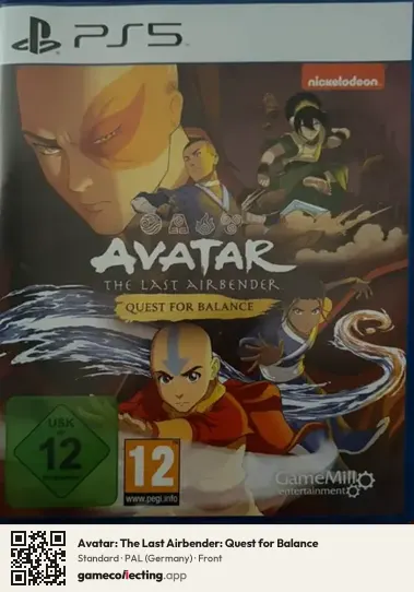 Avatar: The Last Airbender: Quest for Balance PlayStation 5, Germany box front