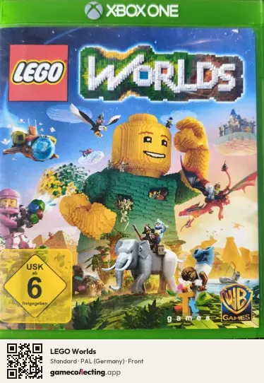 LEGO Worlds Xbox One, Germany box front