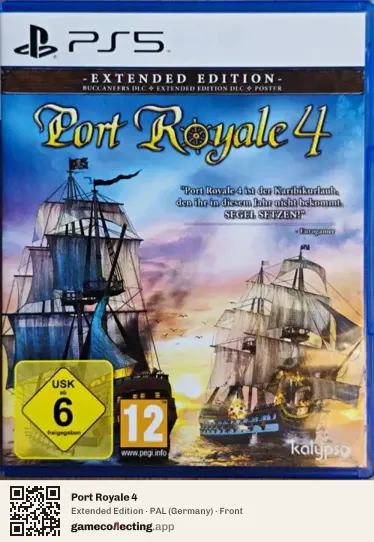 Port Royale 4 PlayStation 5, Germany box front