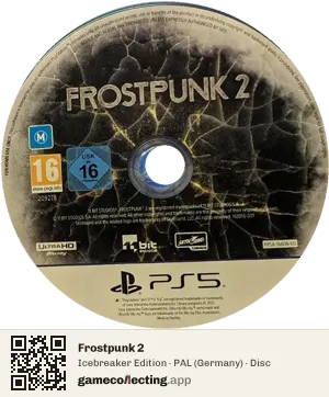 Frostpunk 2 PlayStation 5, PAL disc