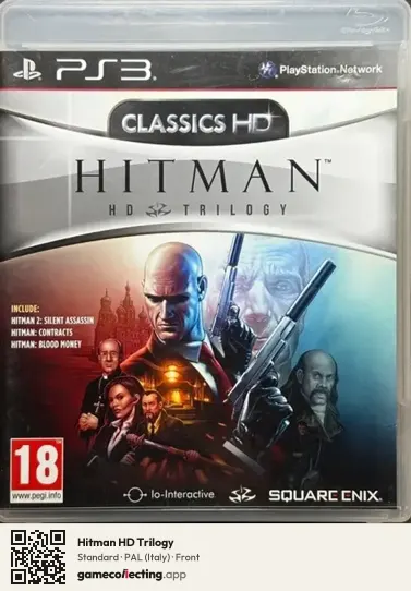Hitman HD Trilogy PlayStation 3, Italy box front