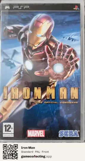 Iron Man PlayStation Portable, PAL box front
