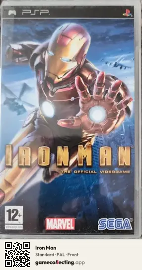 Iron Man PlayStation Portable, PAL box front