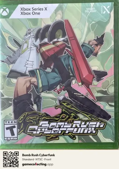 Bomb Rush Cyberfunk Xbox Series X, NTSC box front