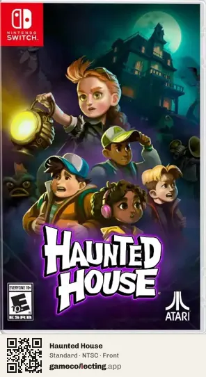 Haunted House Nintendo Switch, NTSC box front